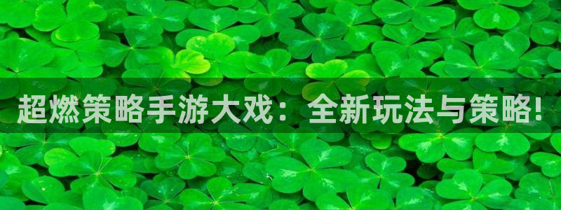 天美娱乐平台注册：超燃策略手游大戏：全新玩法与策略!